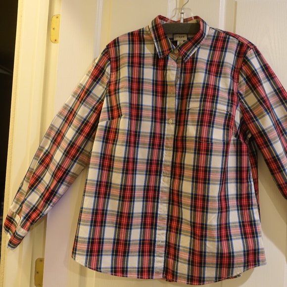 J CREW FITTED WOMEN'S SHIRT - Picture 1 of 5